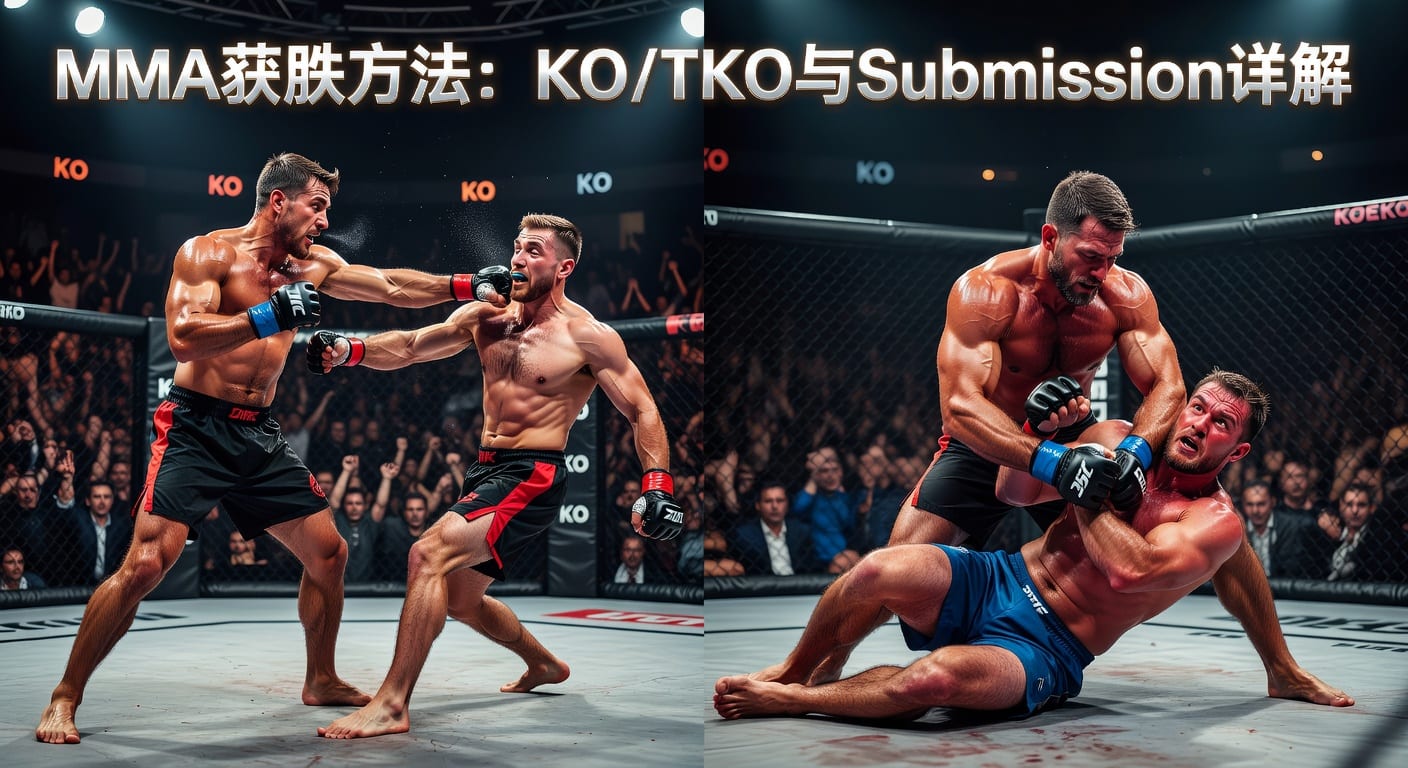 MMA方法 Method of Victory：KO/TKO与Submission胜负拆解