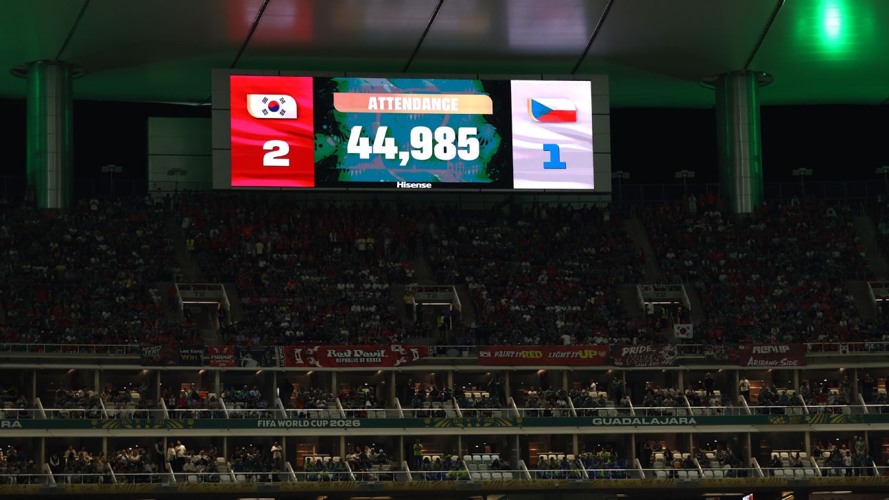 FIFA为韩国捷克大战上座数据背书，回应空座质疑